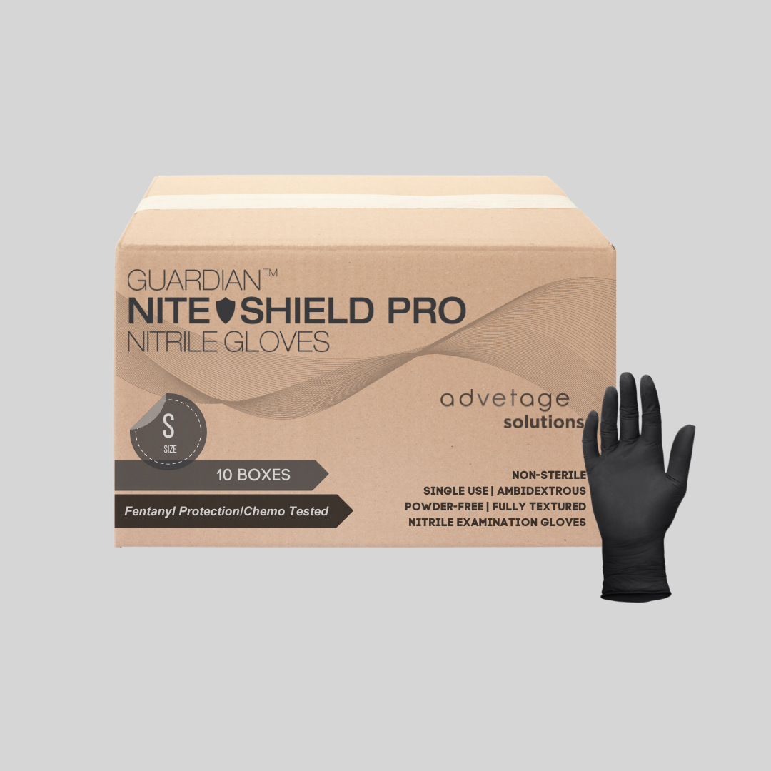 Nite-Shield PRO Black Nitrile Gloves